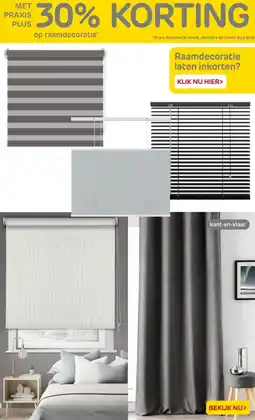 Praxis Op raamdecoratie aanbieding