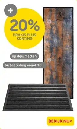 Praxis Op deurmatten aanbieding