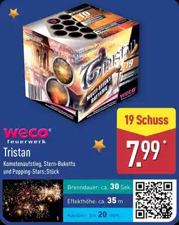 ALDI Weco feuerwerk Tristan aanbieding