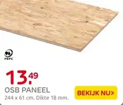 Praxis Osb paneel aanbieding