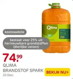 Praxis Qlima brandstof spark aanbieding