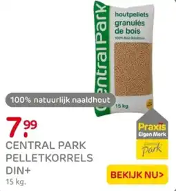 Praxis Central park pelletkorrels din+ aanbieding