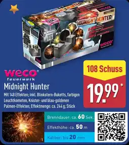 ALDI Weco feuerwerk Midnight Hunter aanbieding