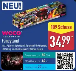 ALDI Weco feuerwerk Fancyland aanbieding
