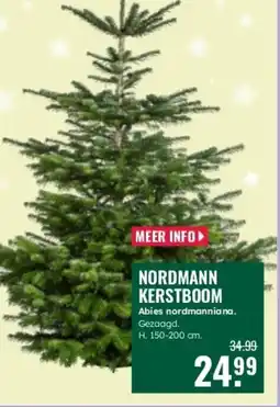 GroenRijk Nordmann kerstboom aanbieding