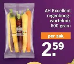 Albert Heijn AH Excellent regenboog wortelmix aanbieding