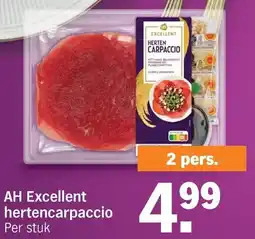 Albert Heijn AH Excellent hertencarpaccio aanbieding