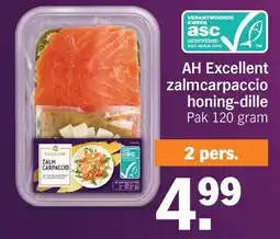 Albert Heijn AH Excellent zalmcarpaccio aanbieding