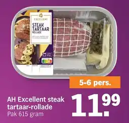 Albert Heijn AH Excellent steak tartaar rollade aanbieding