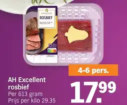 Albert Heijn AH Excellent rosbief aanbieding