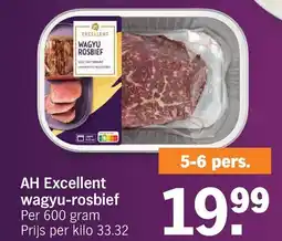 Albert Heijn AH Excellent wagyu-rosbief aanbieding