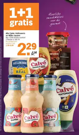 Albert Heijn Alle Calvé, Hellmann's en Wijko sauzen aanbieding