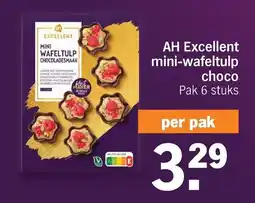 Albert Heijn AH Excellent mini wafeltulp choco aanbieding
