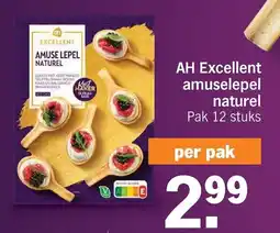 Albert Heijn AH Excellent amuselepel naturel aanbieding