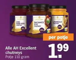 Albert Heijn Alle AH Excellent chutneys aanbieding