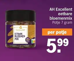 Albert Heijn AH Excellent eetbare bloemenmix aanbieding