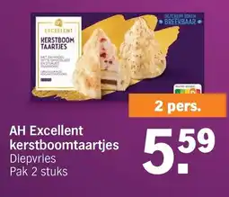 Albert Heijn AH Excellent kerstboomtaartjes aanbieding