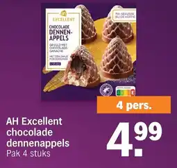 Albert Heijn AH Excellent chocolade dennenappels aanbieding