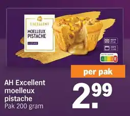 Albert Heijn AH Excellent moelleux pistache aanbieding