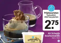 Albert Heijn AH Schepijs bourbonvanille aanbieding