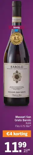 Albert Heijn Massari San Grato Barolo aanbieding