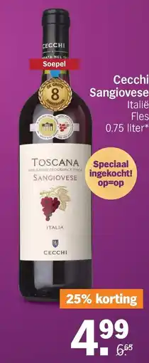 Albert Heijn Cecchi Sangiovese Italië aanbieding