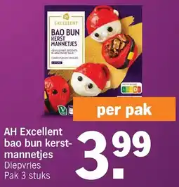 Albert Heijn AH Excellent bao bun kerst mannetjes Diepvries aanbieding