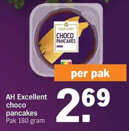 Albert Heijn AH Excellent choco pancakes aanbieding