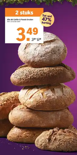 Albert Heijn Alle AH Liefde & Passie broden aanbieding