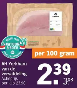 Albert Heijn AH Yorkham van de versafdeling aanbieding