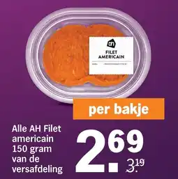Albert Heijn Alle AH Filet americain aanbieding