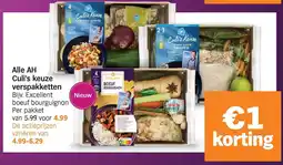 Albert Heijn Alle AH Culi's keuze verspakketten aanbieding