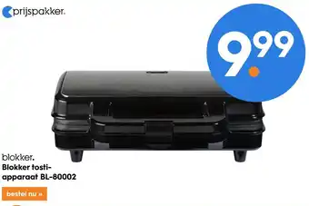 Blokker Blokker tosti-apparaat BL-80002 aanbieding