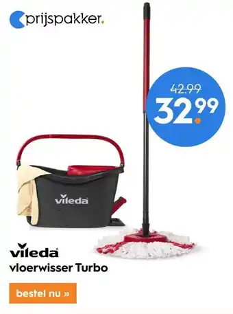 Blokker Vileda vloerwisser Turbo aanbieding