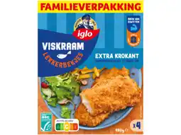 Hoogvliet Iglo Viskraam lekkerbekjes familieverpakking aanbieding