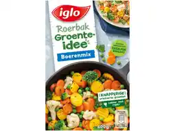 Hoogvliet Iglo Roerbak Groente-Idee Boerenmix aanbieding
