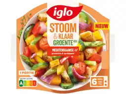 Hoogvliet Iglo Stoom & klaar groente idee mediterraanse stijl aanbieding
