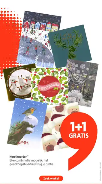 Bruna Kerstkaarten aanbieding