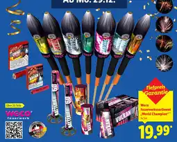 Lidl Weco Feuerwerkssortiment World Champion aanbieding