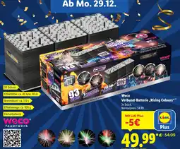 Lidl Weco Verbund-Batterie Rising Colours aanbieding