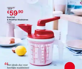 Tupperware DuoChef & MultiFlex Madeleines aanbieding