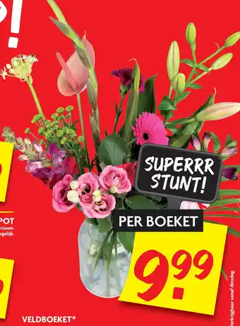 Dekamarkt VELDBOEKET* aanbieding