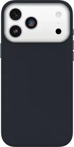 Coolblue Otterbox Symmetry iPhone 17 Pro Max Back Cover met MagSafe Magneet Leer Blauw aanbieding