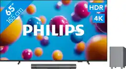 Coolblue Philips 65'' PUS7000 4K (2025) + Philips TAB6100 aanbieding