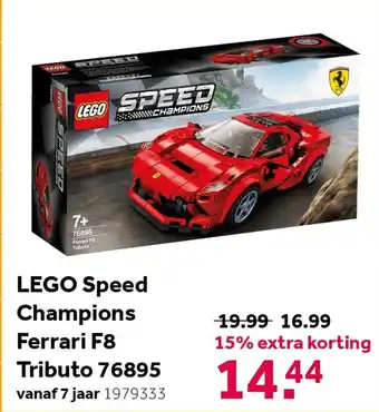 Intertoys LEGO SPEED CHAMPIONS Ferrari F8 Tributo 76895 aanbieding