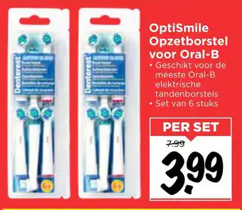 Vomar Voordeelmarkt OptiSmile Opzetborstel voor Oral-B aanbieding