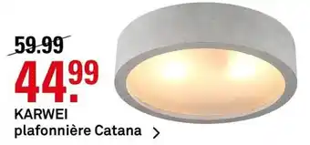 Karwei KARWEI plafonnière Catana aanbieding