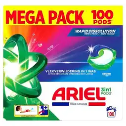 Trekpleister Ariel Color 3-in-1 Wasmiddelpods aanbieding