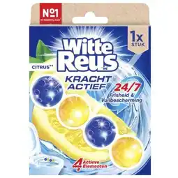 Trekpleister Witte Reus Kracht Actief Citrus Toiletblok aanbieding
