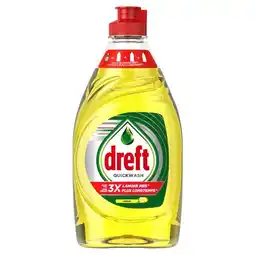 Trekpleister Dreft Platinum Quickwash Lemon Afwasmiddel aanbieding